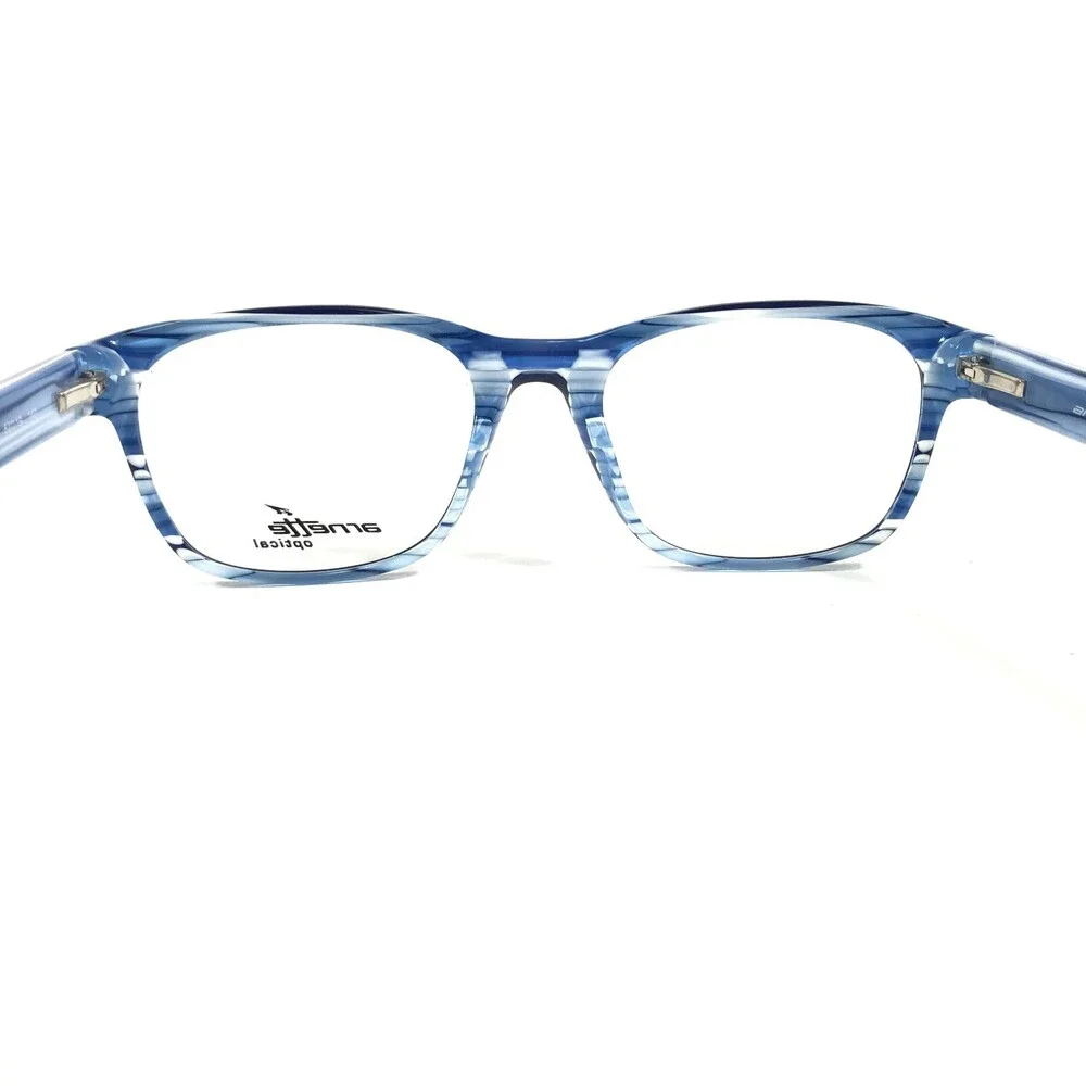 Arnette Eyeglasses Frames 7081 1156 SELECTOR Black Blue Square 52-19-140